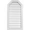 Ekena Millwork Octagonal Top Surface Mount PVC Gable Vent w/ 2"W x 2"P Brickmould Sill Frame, 18"W x 34"H GVPOT18X3403SF - alternate 1